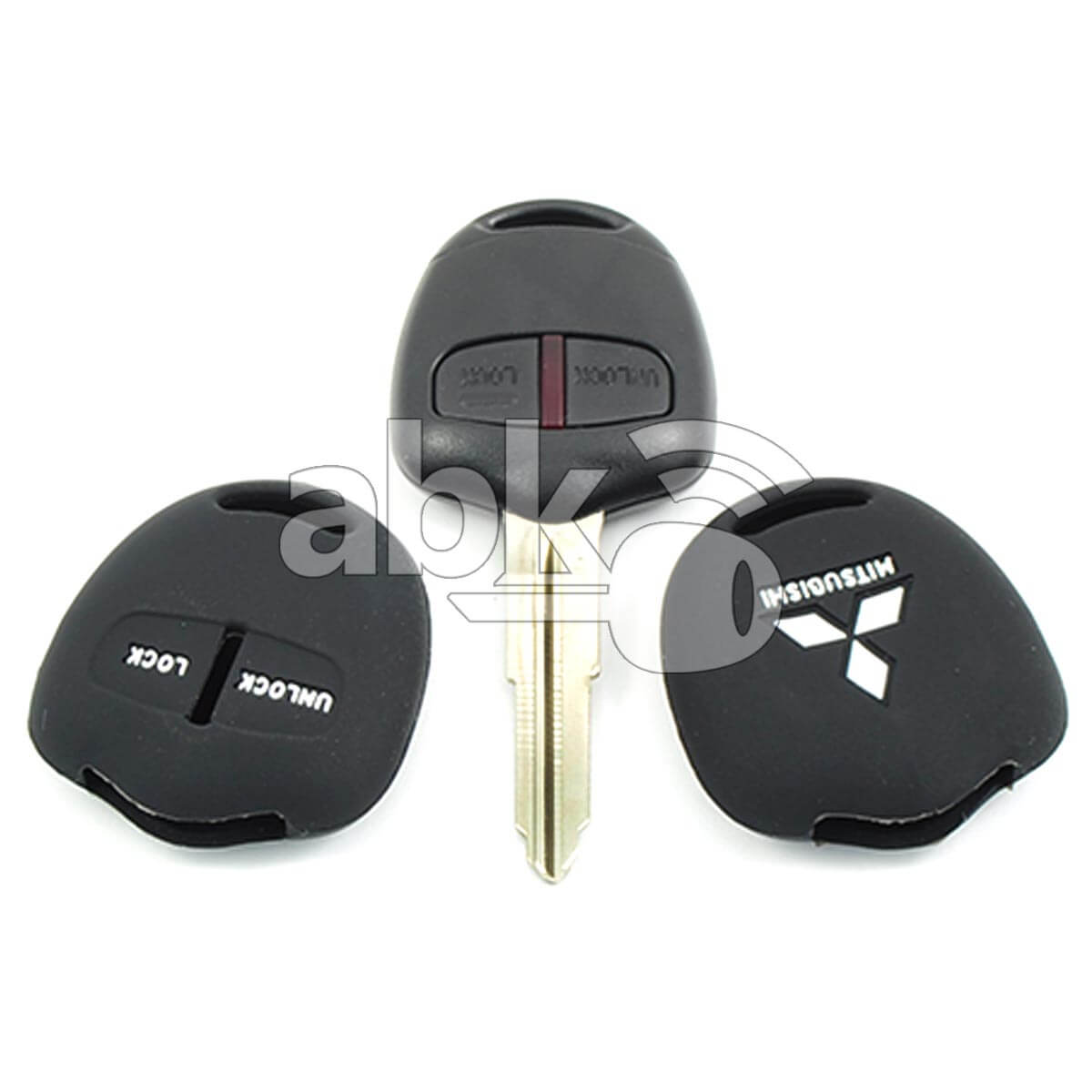Mitsubishi Silicone Remote Covers 2Buttons - ABK-2500-MIT2B - ABKEYS.COM