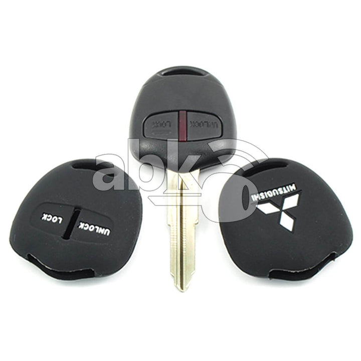 Mitsubishi Silicone Remote Covers 2Buttons - ABK-2500-MIT2B - ABKEYS.COM