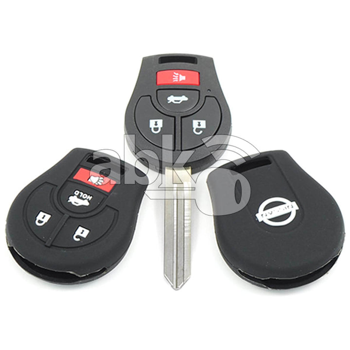 Nissan Silicone Remote Covers 4Buttons - ABK-2500-NIS-NEW4B - ABKEYS.COM
