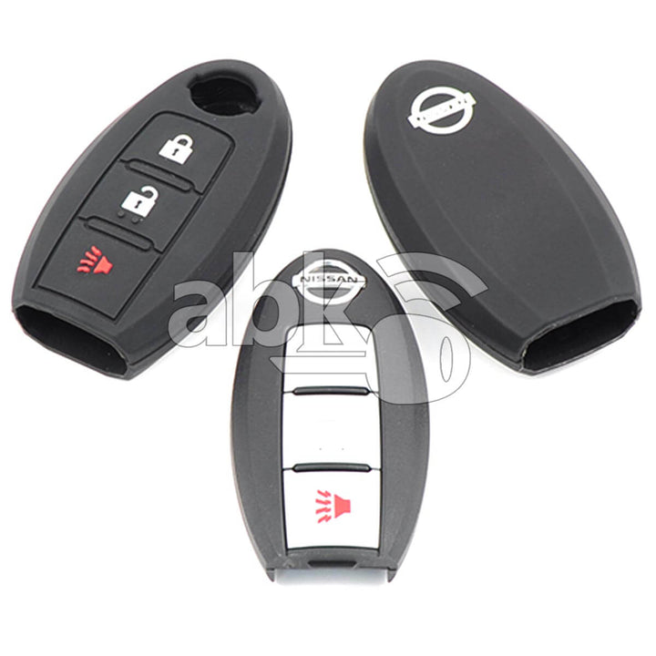 Nissan Silicone Remote Covers 3Buttons - ABK-2500-NIS-SMART3B - ABKEYS.COM
