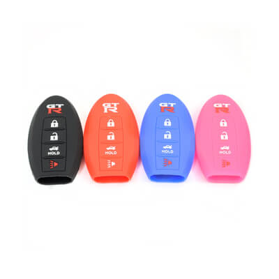 Nissan GTR Silicone Remote Covers 4Buttons - ABK-2500-NIS-SMART4B-GTR - ABKEYS.COM