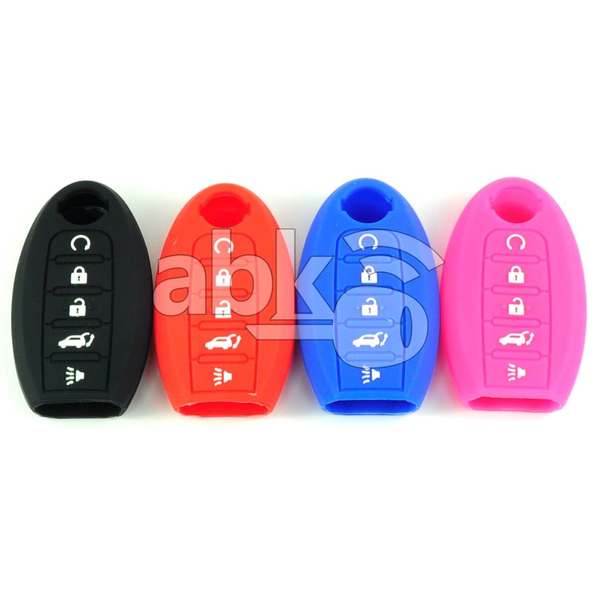 Nissan Silicone Remote Covers 5Buttons - ABK-2500-NIS-SMART5B - ABKEYS.COM
