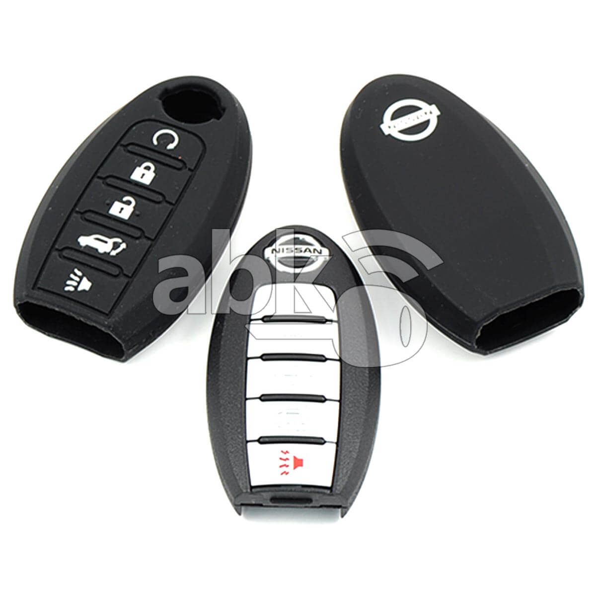 Nissan Silicone Remote Covers 5Buttons - ABK-2500-NIS-SMART5B - ABKEYS.COM