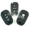 Peugeot Citroen Silicone Remote Covers 3Buttons - ABK-2500-PEG-FLIP-MID3B - ABKEYS.COM
