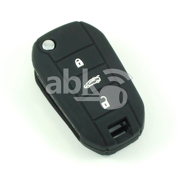 Peugeot Citroen Silicone Remote Covers 3Buttons - ABK-2500-PEG-FLIP-MID3B - ABKEYS.COM