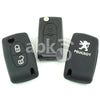 Peugeot Citroen Silicone Remote Covers 2Buttons - ABK-2500-PEG-FLIP-OLD2B - ABKEYS.COM