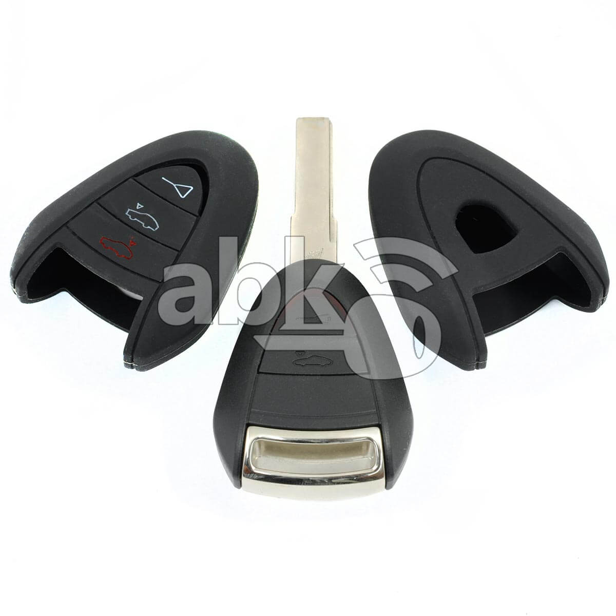 Porsche Silicone Remote Covers 3Buttons - ABK-2500-POR-REM3B - ABKEYS.COM