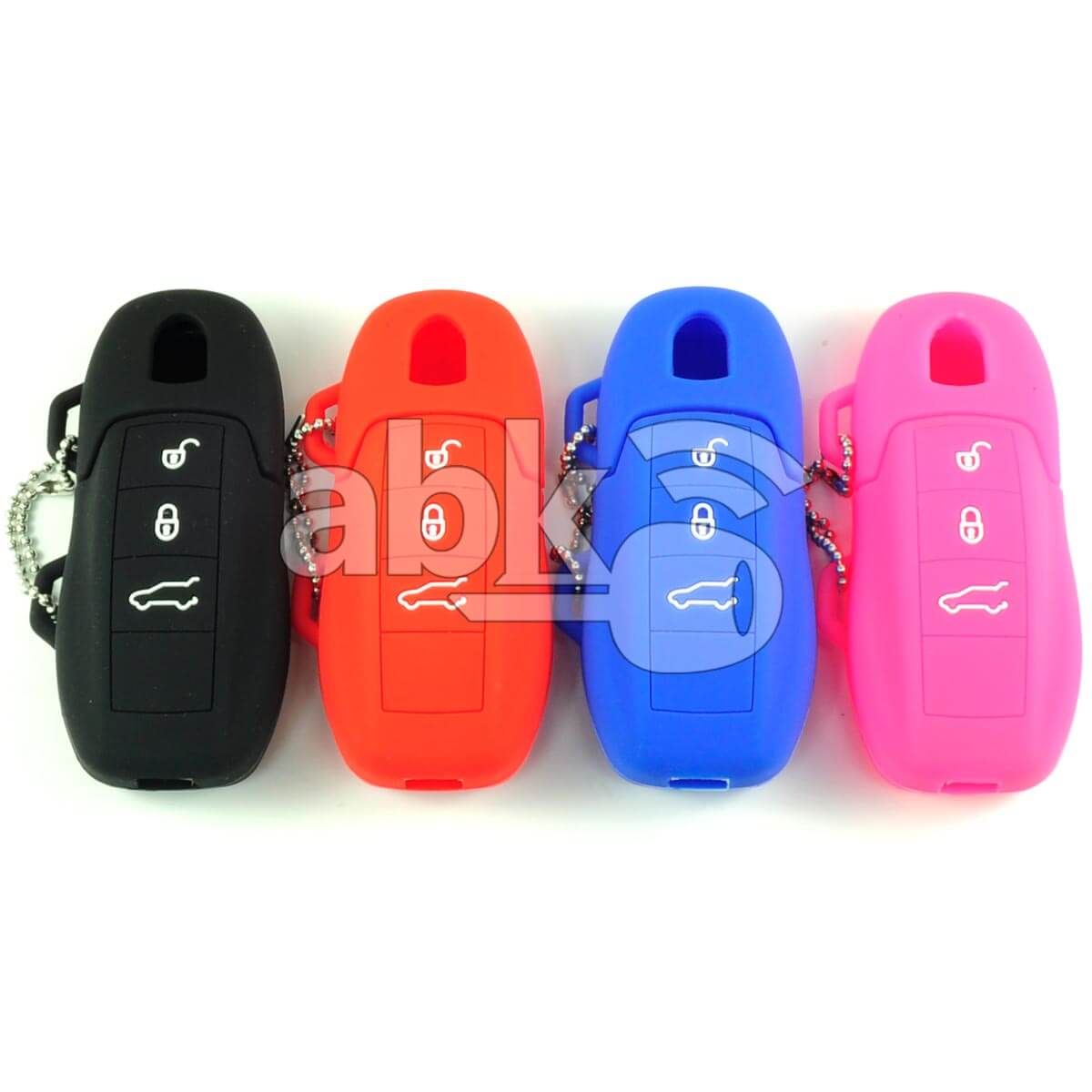 Porsche Silicone Remote Covers 3Buttons - ABK-2500-POR-SMART3B - ABKEYS.COM