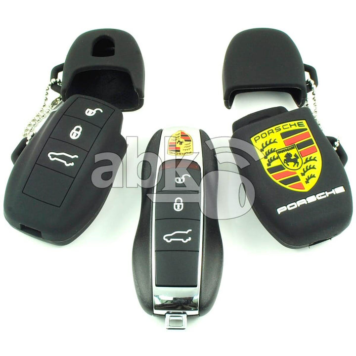 Porsche Silicone Remote Covers 3Buttons - ABK-2500-POR-SMART3B - ABKEYS.COM