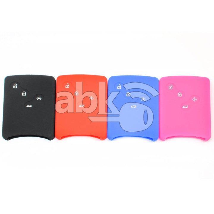 Renault Silicone Remote Covers 4Buttons - ABK-2500-REN-SMART-MID4B - ABKEYS.COM