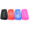 Toyota Silicone Remote Covers 3Buttons - ABK-2500-TOY-FLIP-MID3B - ABKEYS.COM