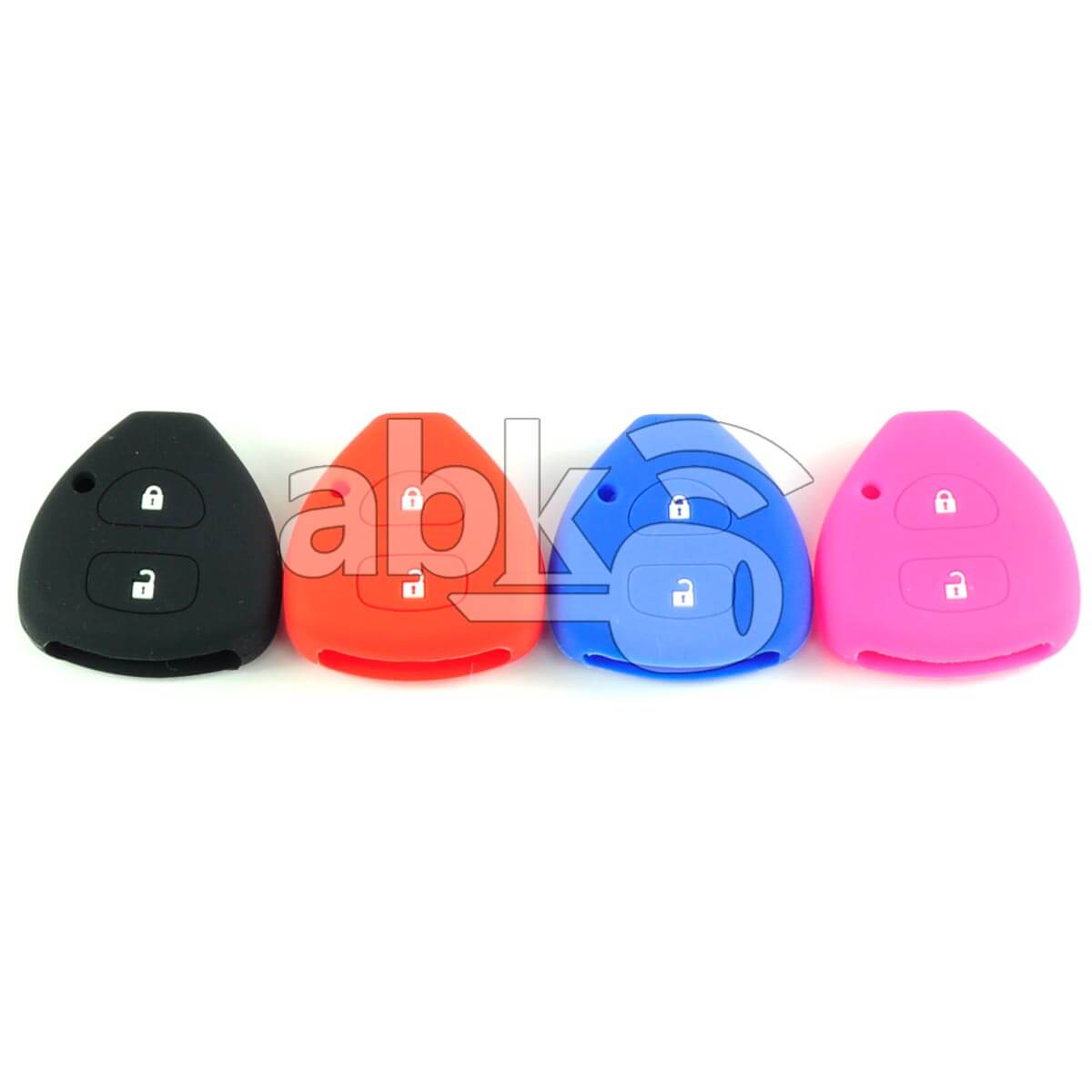 Toyota Silicone Remote Covers 2Buttons - ABK-2500-TOY-MID2B - ABKEYS.COM