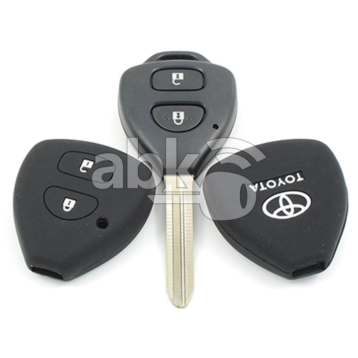 Toyota Silicone Remote Covers 2Buttons - ABK-2500-TOY-MID2B - ABKEYS.COM