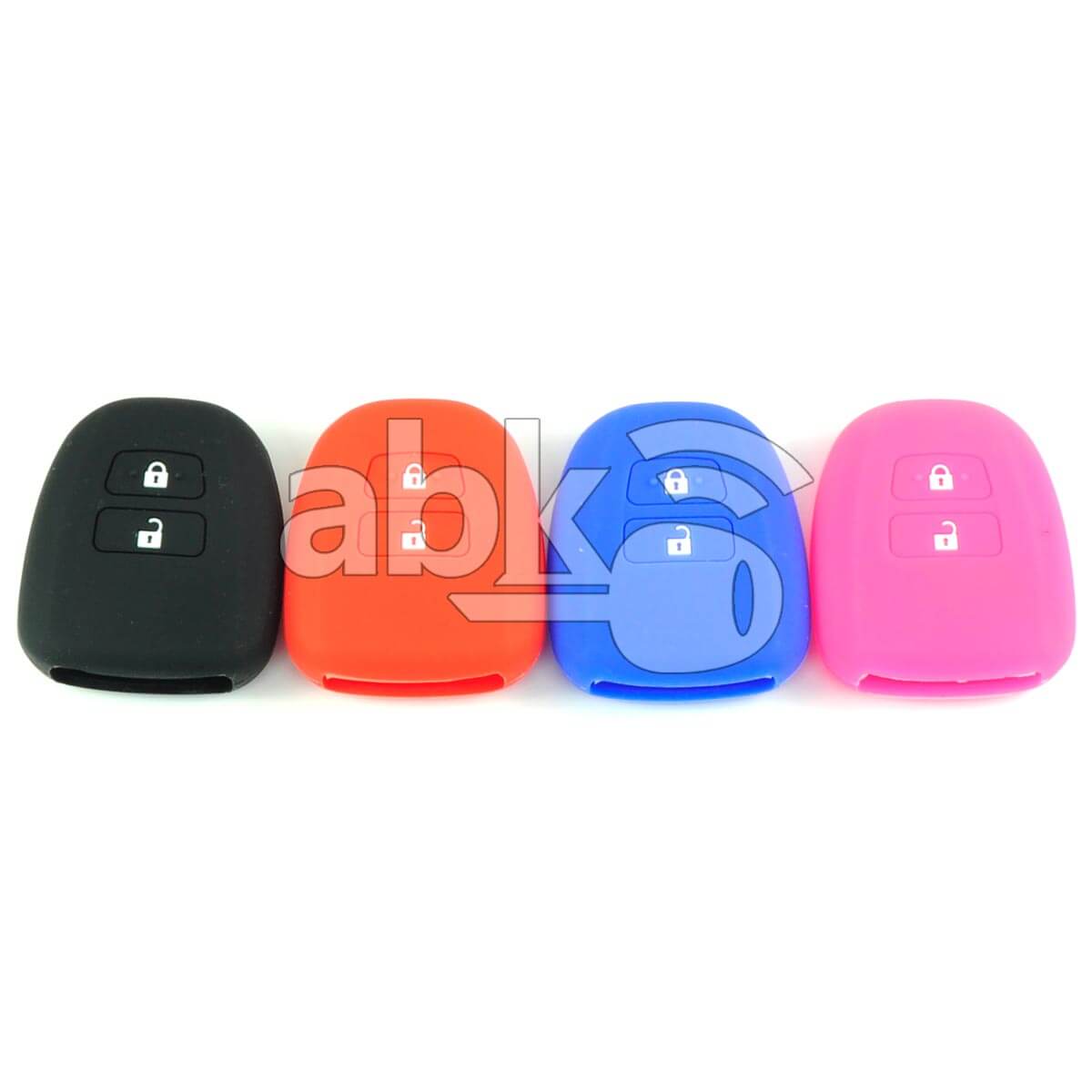 Toyota Silicone Remote Covers 2Buttons - ABK-2500-TOY-NEW2B - ABKEYS.COM