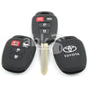 Toyota Silicone Remote Covers 4Buttons - ABK-2500-TOY-NEW4B - ABKEYS.COM