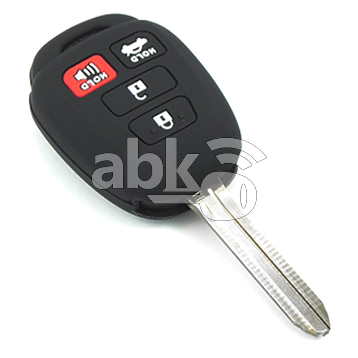 Toyota Silicone Remote Covers 4Buttons - ABK-2500-TOY-NEW4B - ABKEYS.COM
