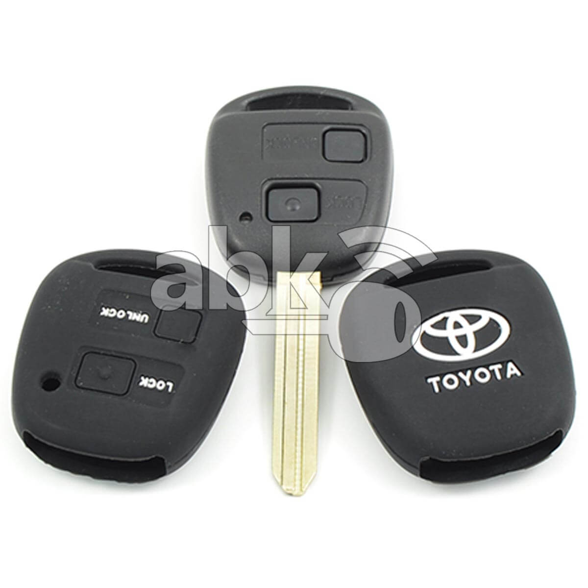 Toyota Silicone Remote Covers 2Buttons - ABK-2500-TOY-OLD2B - ABKEYS.COM