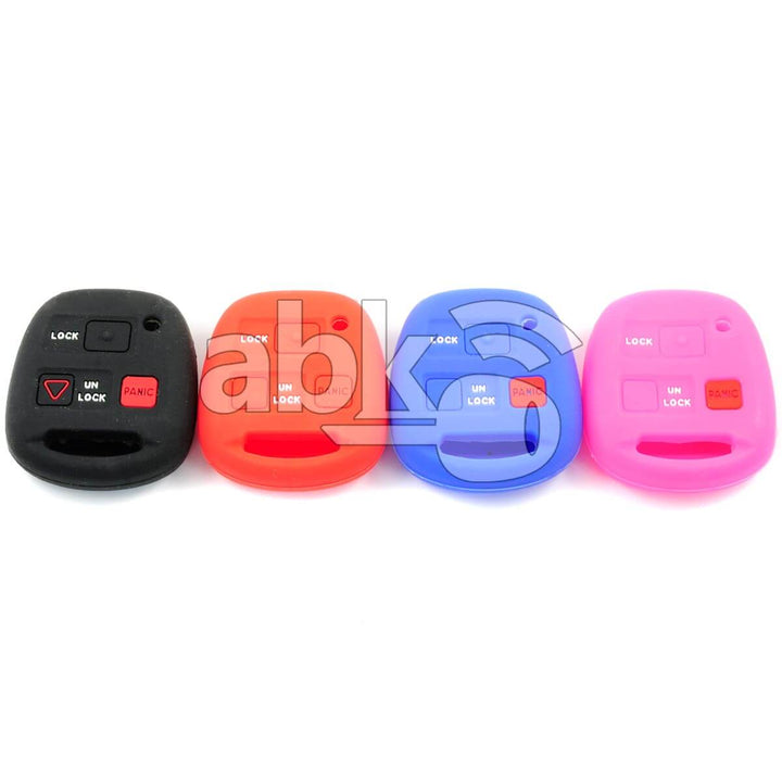 Toyota Silicone Remote Covers 3Buttons - ABK-2500-TOY-OLD3B - ABKEYS.COM