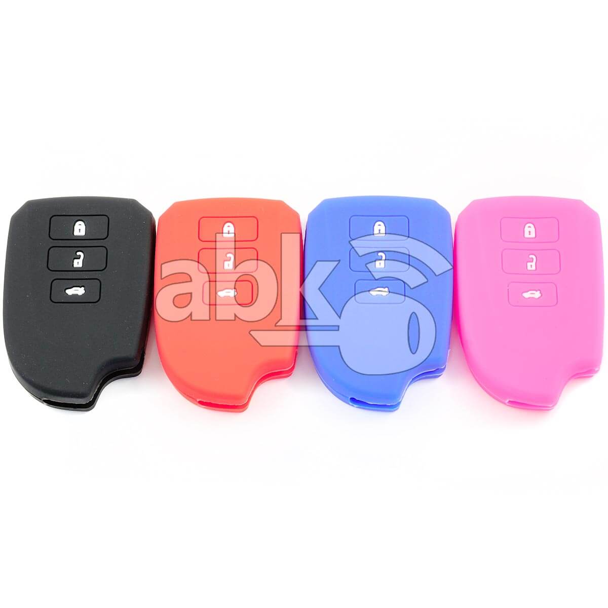 Toyota Silicone Remote Covers 3Buttons - ABK-2500-TOY-SMART-MID3B-2 - ABKEYS.COM