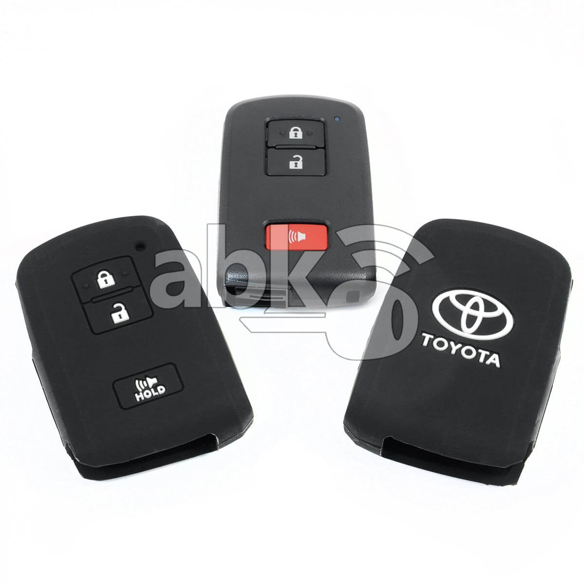 Toyota Silicone Remote Covers 3Buttons - ABK-2500-TOY-SMART-MID3B - ABKEYS.COM