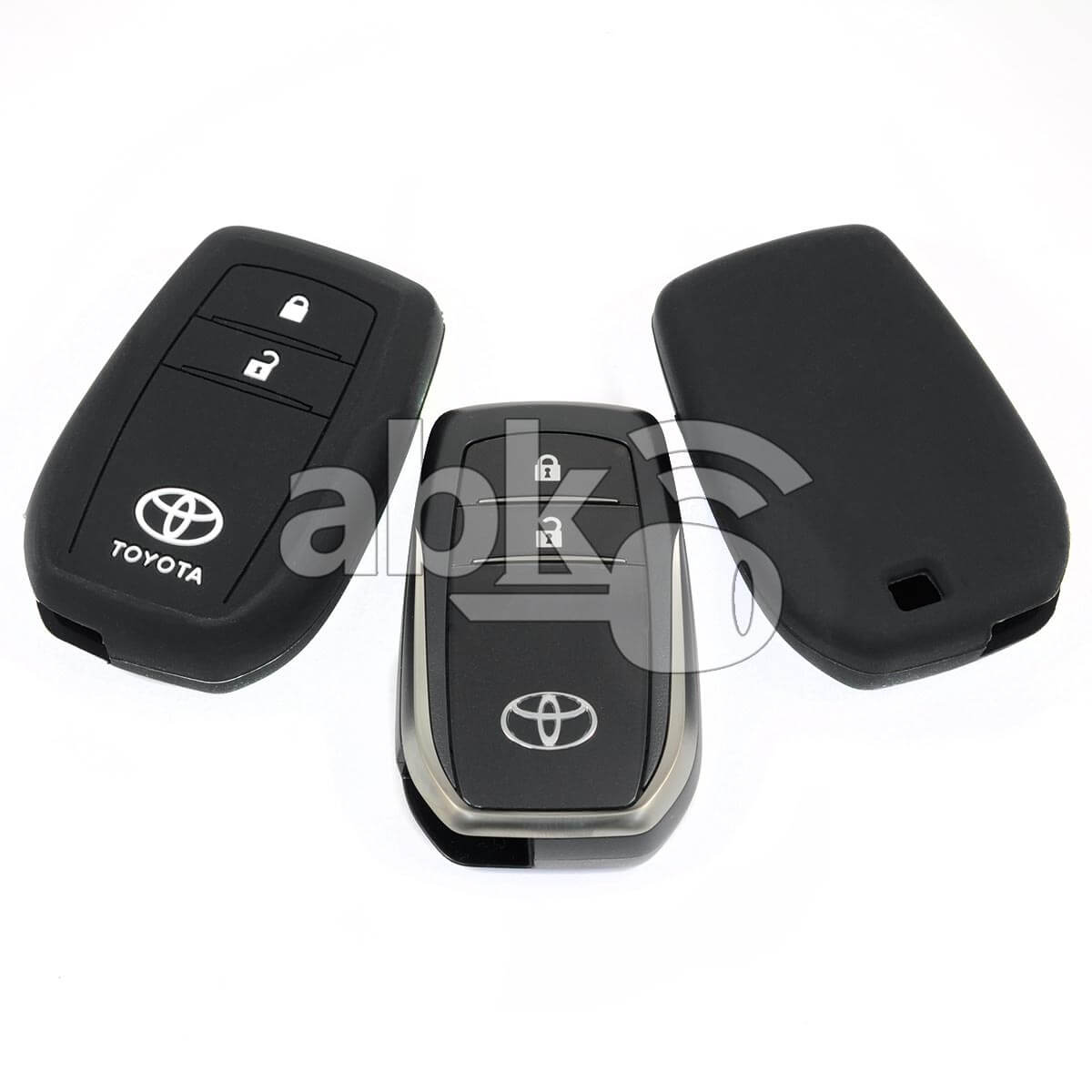 Toyota Silicone Remote Covers 2Buttons - ABK-2500-TOY-SMART-NEW2B - ABKEYS.COM