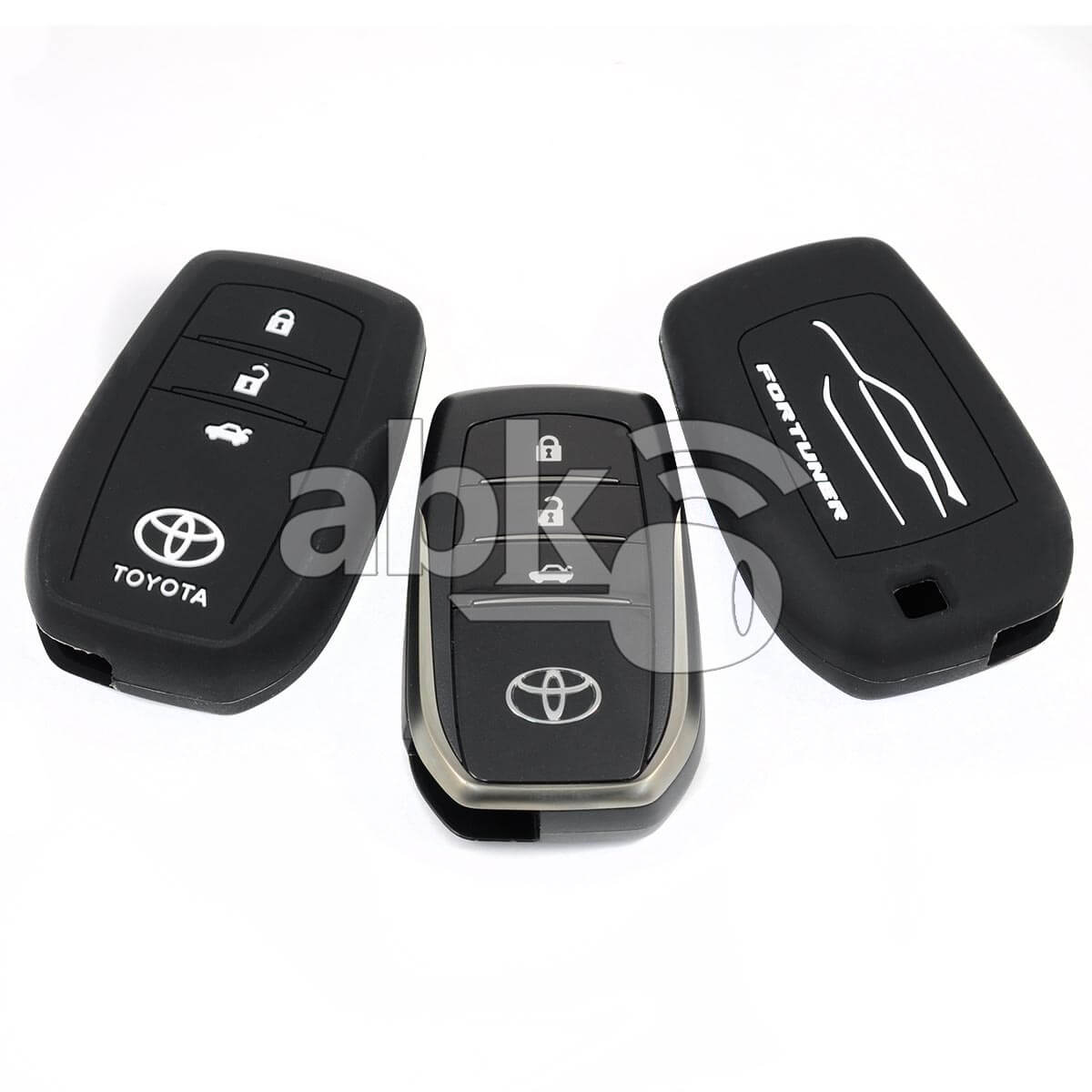 Toyota Silicone Remote Covers 3Buttons - ABK-2500-TOY-SMART-NEW3B - ABKEYS.COM
