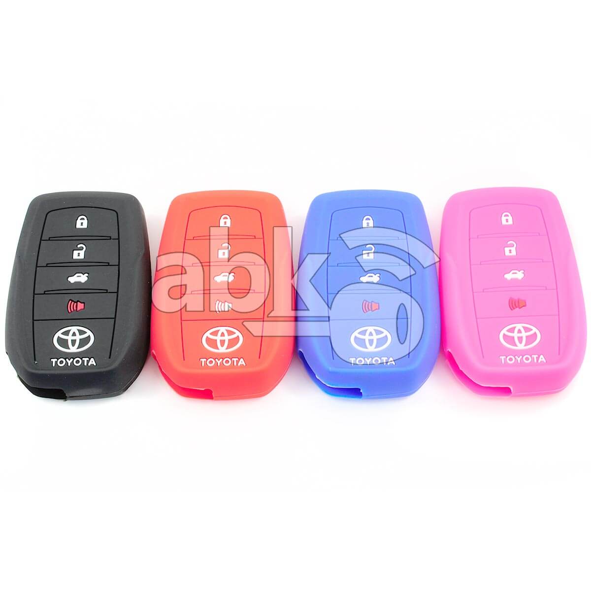 Toyota Silicone Remote Covers 4Buttons - ABK-2500-TOY-SMART-NEW4B - ABKEYS.COM