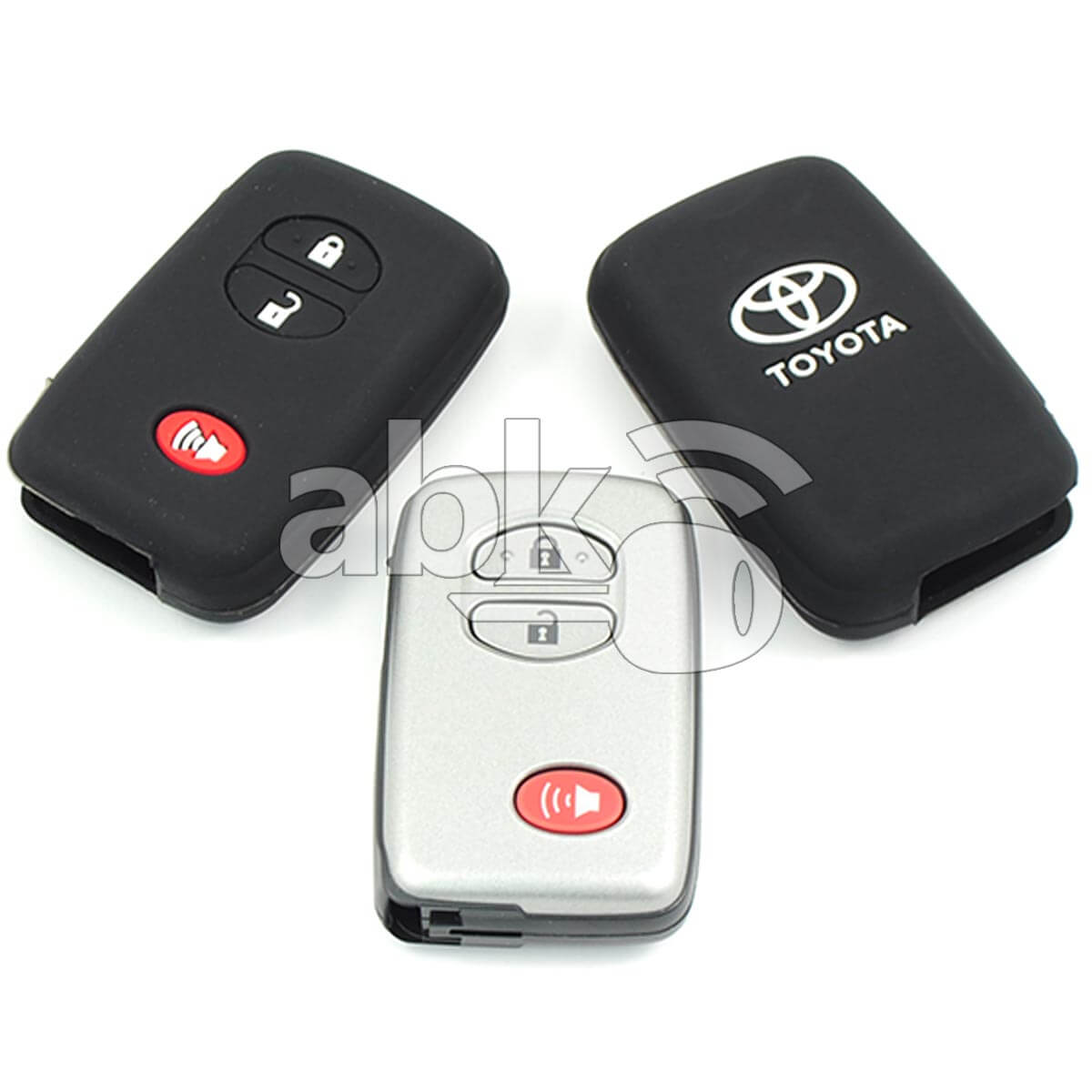 Toyota Silicone Remote Covers 3Buttons - ABK-2500-TOY-SMART-OLD3B - ABKEYS.COM