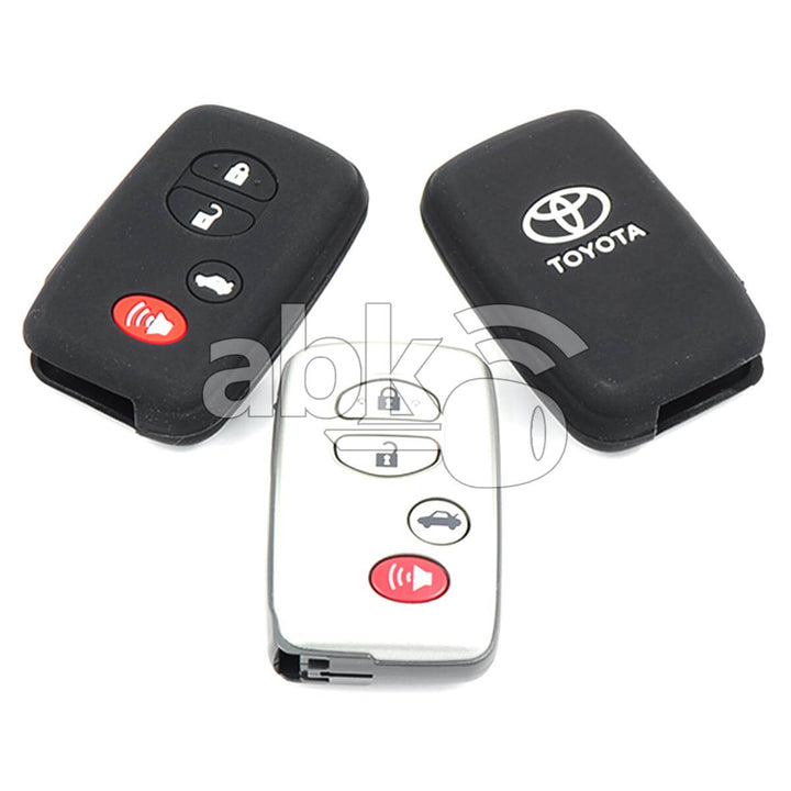 Toyota Silicone Remote Covers 4Buttons - ABK-2500-TOY-SMART-OLD4B - ABKEYS.COM