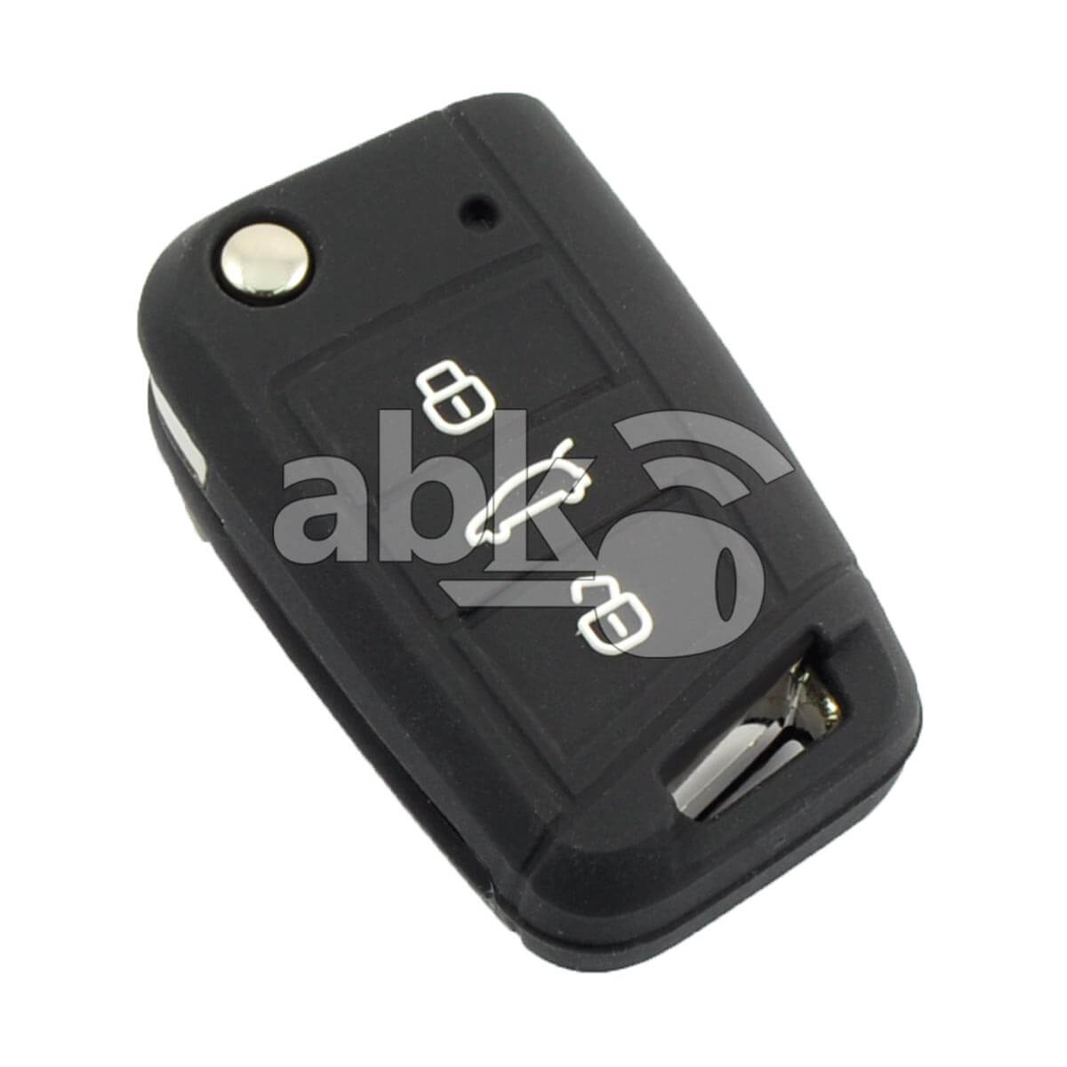 Volkswagen Silicone Remote Covers 3Buttons - ABK-2500-VW-FLIP-NEW3B - ABKEYS.COM