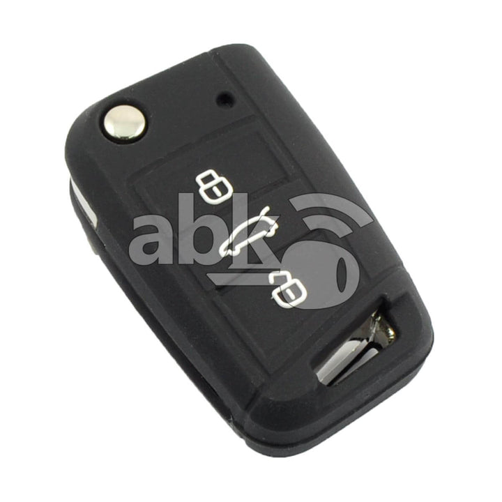 Volkswagen Silicone Remote Covers 3Buttons - ABK-2500-VW-FLIP-NEW3B - ABKEYS.COM