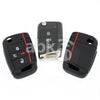 Volkswagen Silicone Remote Covers 4Buttons - ABK-2500-VW-FLIP-NEW4B - ABKEYS.COM