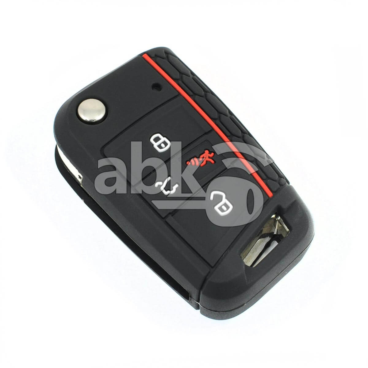 Volkswagen Silicone Remote Covers 4Buttons - ABK-2500-VW-FLIP-NEW4B - ABKEYS.COM