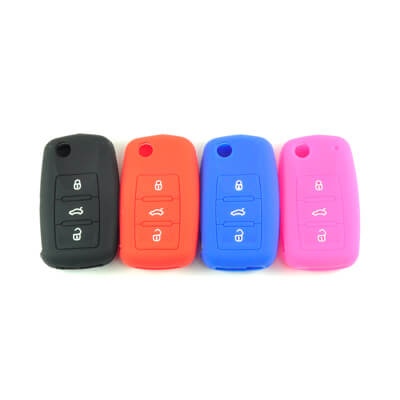 Volkswagen Silicone Remote Covers 3Buttons - ABK-2500-VW-FLIP-OLD-3 - ABKEYS.COM