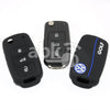 Volkswagen Golf Silicone Remote Covers 3Buttons - ABK-2500-VW-FLIP-OLD-GOLF - ABKEYS.COM