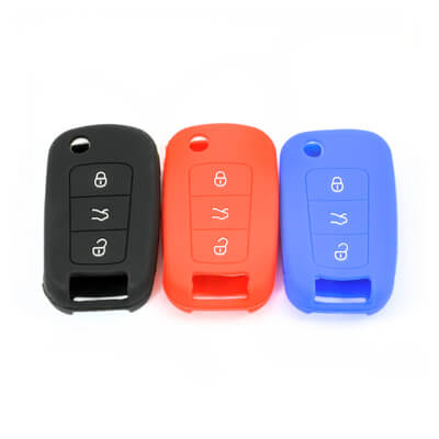Volkswagen Silicone Remote Covers 3Buttons - ABK-2500-VW-FLIP-OLD - ABKEYS.COM
