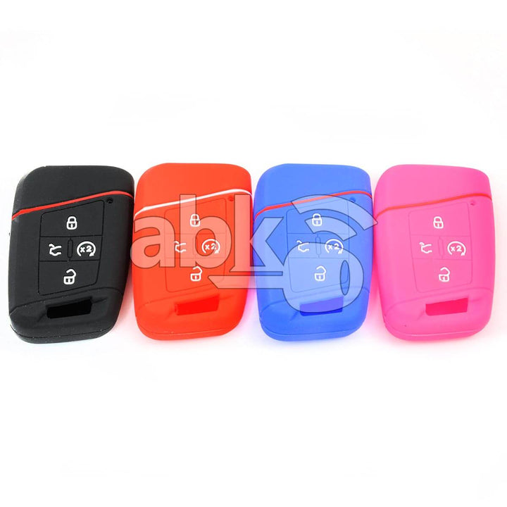 Volkswagen Silicone Remote Covers 4Buttons - ABK-2500-VW-SMART-NEW4B - ABKEYS.COM