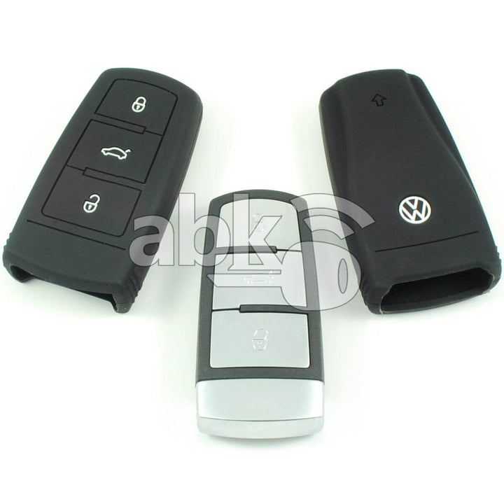 Volkswagen Silicone Remote Covers 3Buttons - ABK-2500-VW-SMART-OLD3B - ABKEYS.COM