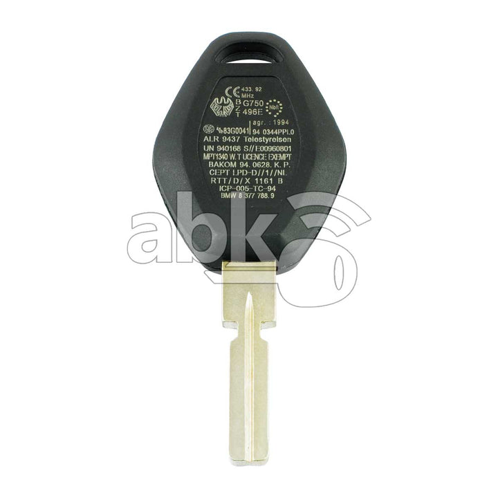 Bmw Key Head Remote Cover 3Buttons HU58 - ABK-2506 - ABKEYS.COM