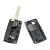 Citroen 2003+ Flip Remote Cover 3Buttons With Battery Holder CE0536 HU83 - ABK-2525 - ABKEYS.COM