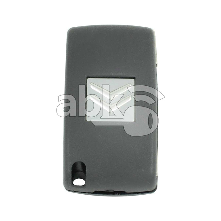 Citroen 2003+ Flip Remote Cover 2Buttons With Battery Holder CE0536 VA2 - ABK-2526 - ABKEYS.COM