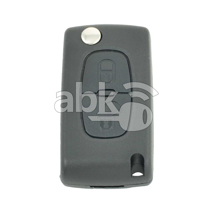 Peugeot 2003+ Flip Remote Cover 2Buttons CE0523 HU83 - ABK-2563 - ABKEYS.COM