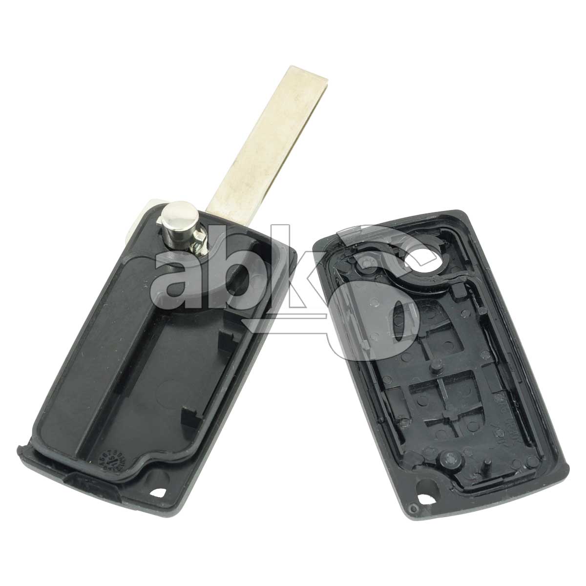 Peugeot 2003+ Flip Remote Cover 2Buttons CE0523 HU83 - ABK-2563 - ABKEYS.COM