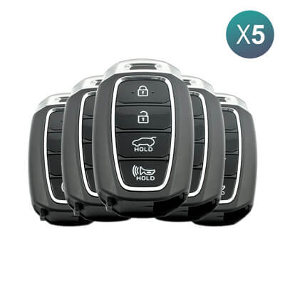 Hyundai Kona 2018-2020 Clé Intelligente, 4Boutons 95440-J9000 433MHz, TQ8-FOB-4F18 5 pièces Lot