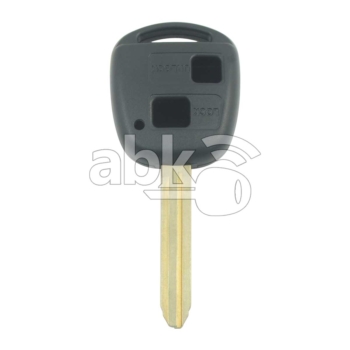 Toyota 1998+ Key Head Remote Cover 2Buttons TOY43 - ABK-2591 - ABKEYS.COM