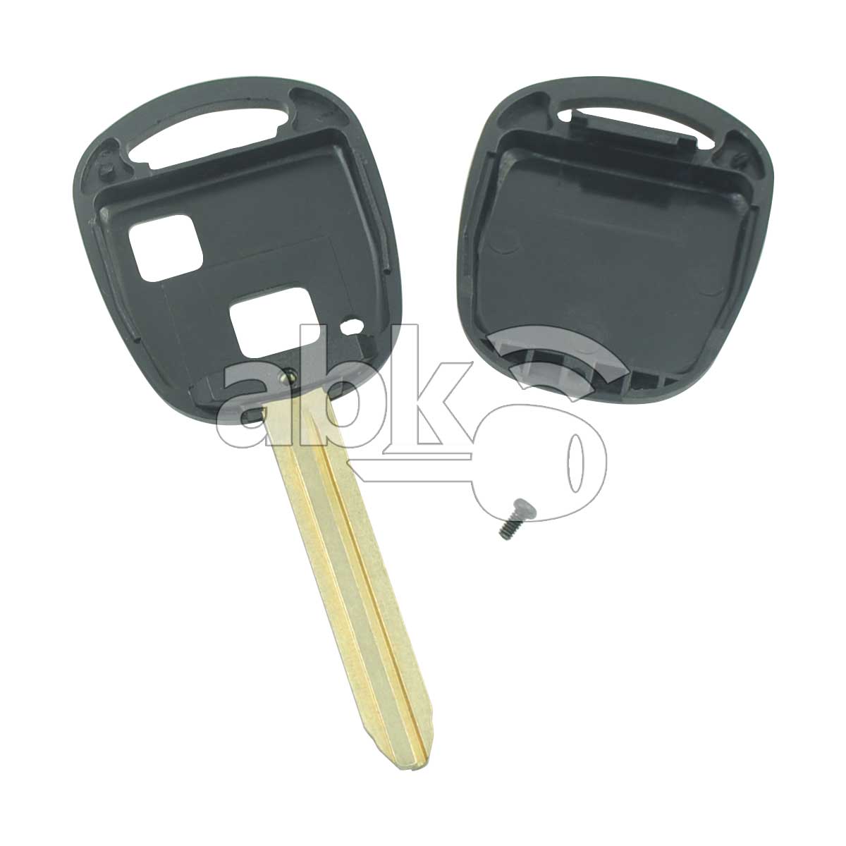 Toyota 1998+ Key Head Remote Cover 2Buttons TOY43 - ABK-2591 - ABKEYS.COM