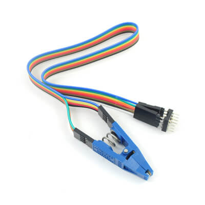 Clip de Prueba Universal Original 8 Pin Con Cables Para IC Pequeños