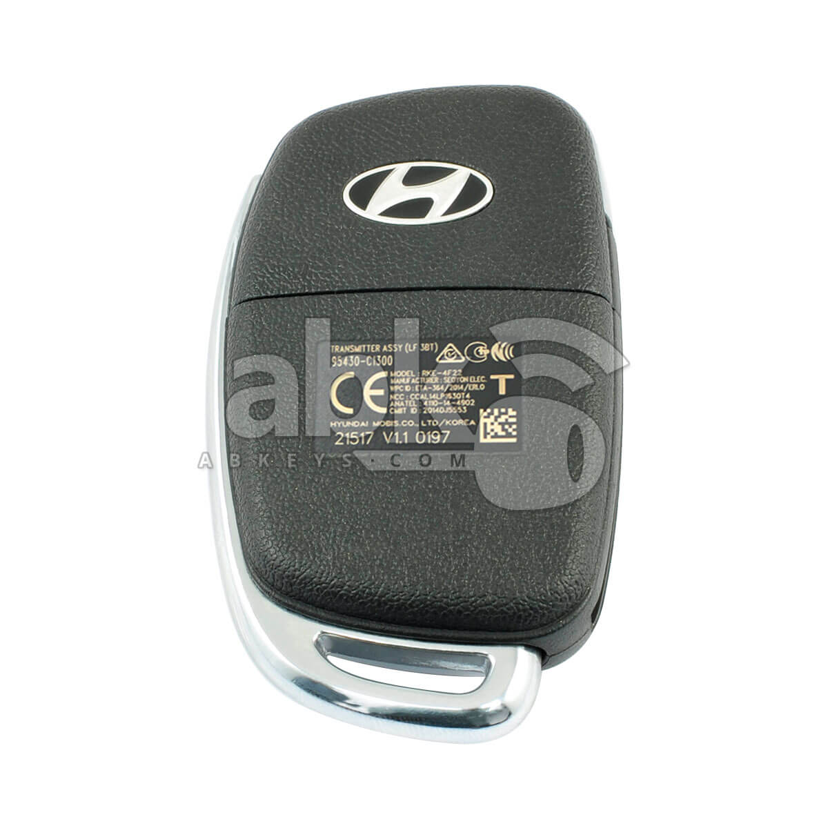 Genuine Hyundai Sonata 2017+ Flip Remote 3Buttons 95430-C1300 433MHz RKE-4F22 - ABK-2606 -