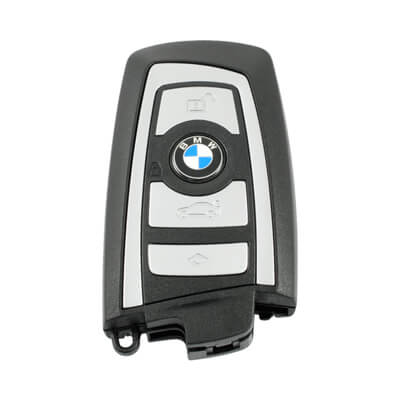 Funda de Llave Inteligente BMW Serie F 2009+, 4Botones Cromado