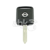 Nissan Qashqai Micra Navara 2003+ Key Head Remote 2Buttons 28268-AX61A 433MHz 5WK4-876 NSN14 -